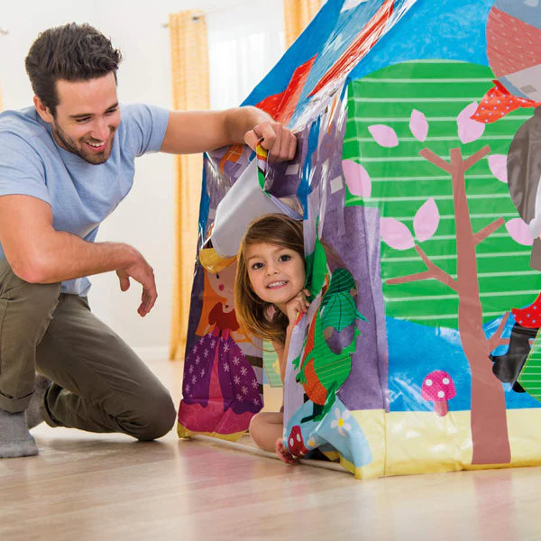 INTEX Play Tent House – Royal Castle Edition (37.5″ x 29.5″ x 42″ / 95cm x 75cm x 107cm) | Bacha Toys