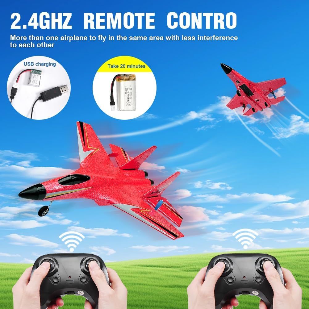 2.4GHz RC SU-35 Fighter Jet – High-Speed Remote Control Airplane | Bacha Toys