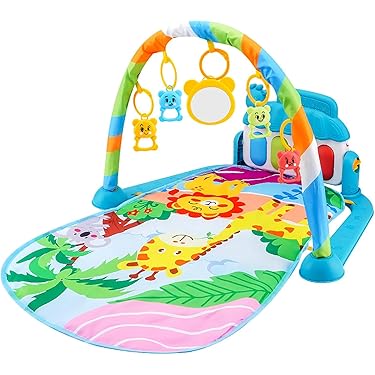 Baby Play Mat with Play Arch, Music, Lights & Educational Toys | Bacha Toys
