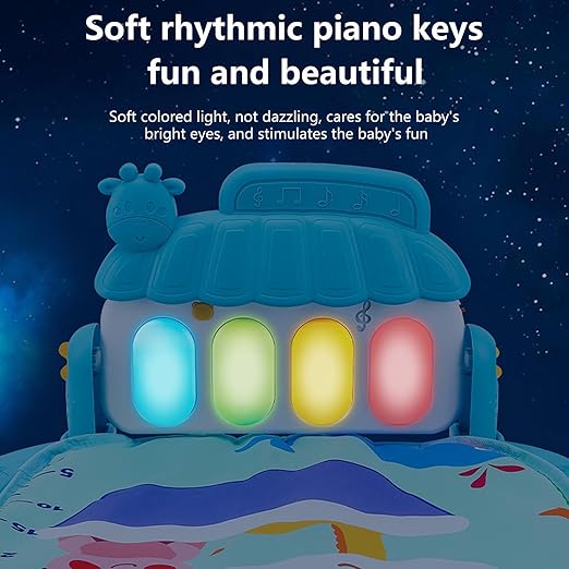 Baby Play Mat with Play Arch, Music, Lights & Educational Toys | Bacha Toys