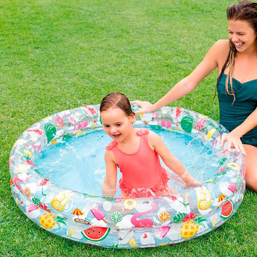 INTEX Stars Kiddie 2-Ring Circles Swimming Pool Set (48β³ x 10β³) | Bacha Toys