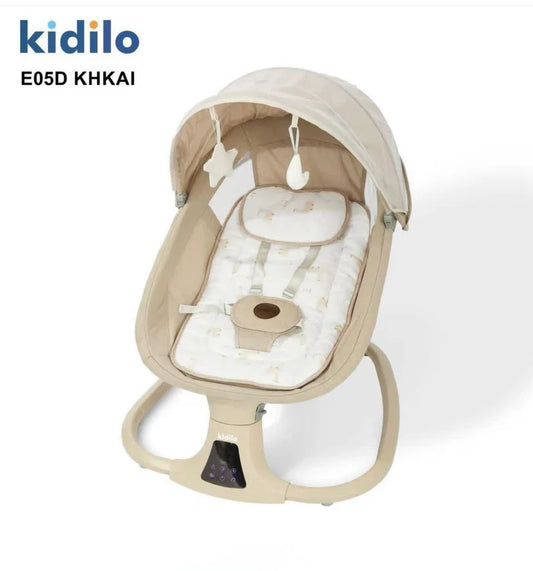Kidilo 3-in-1 Deluxe Multi-Functional Electric Baby Swing & Bassinet | Bacha Toys