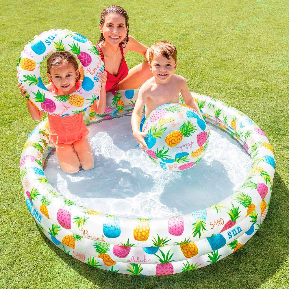 INTEX Fishbowl Pool Set – 52″ x 11″ with Matching Ball & Tube | Bacha Toys