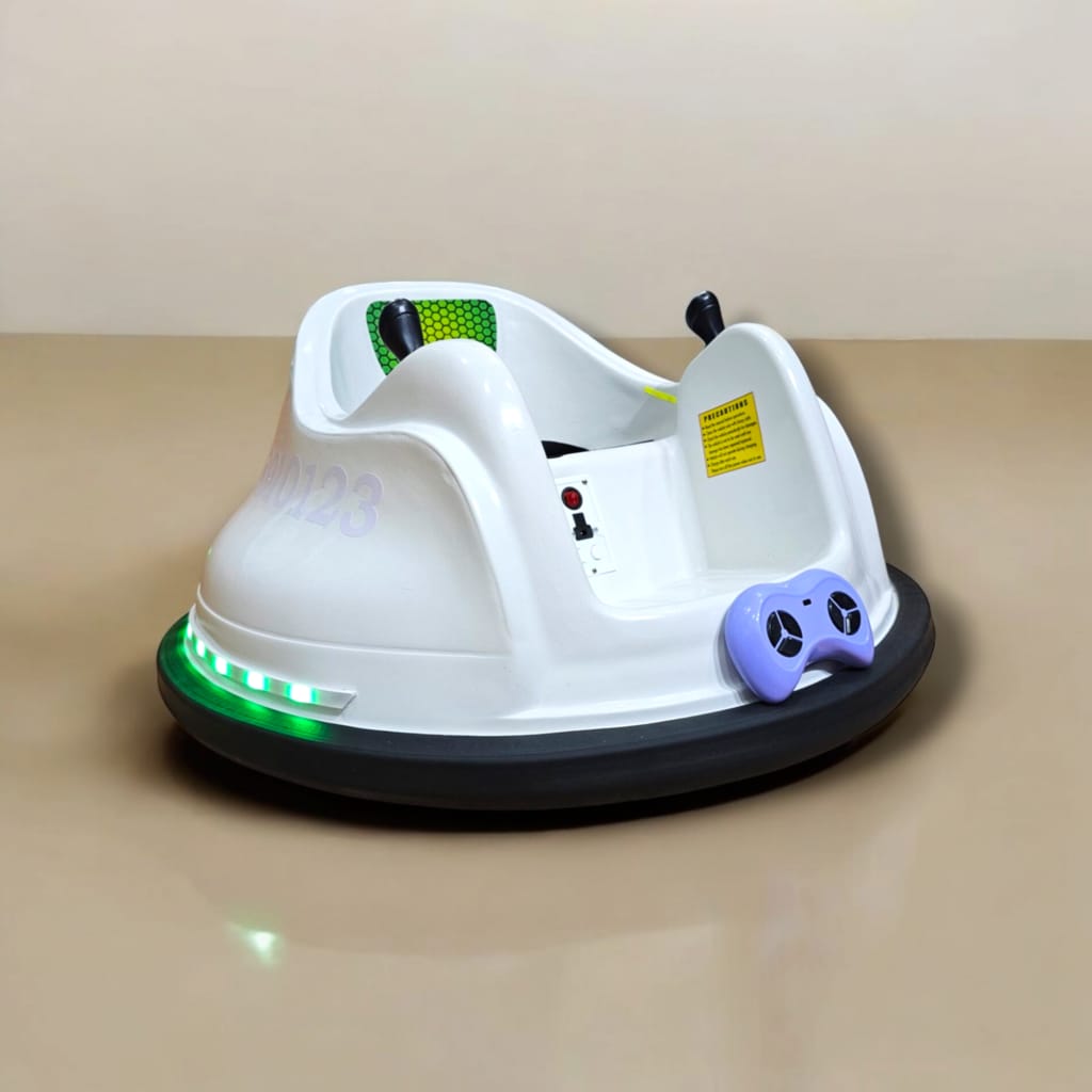 Kids Electric Bumper Car – 360° Spin, Music & LED Lights | Bacha Toys