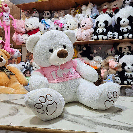 Pink Jacket Teddy Bear – 60cm Soft Plush Toy | Bacha Toys