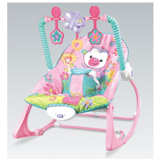 Baby Rocker – Infant to Toddler with Fold-Out Kickstand (0M+, 40 lbs / 18 kg) | Bacha Toys