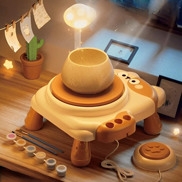Pussy Cat Ceramic Pottery Machine β Creative Art Training for Kids | Bacha Toys
