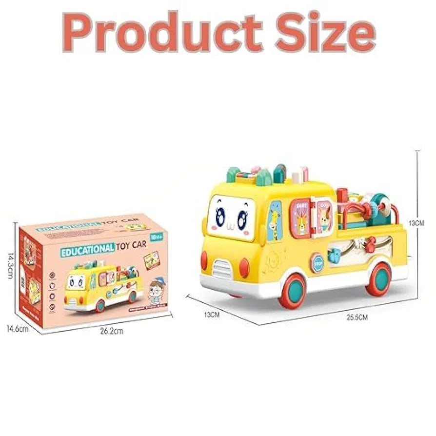 Educational Toy Car – Music, Shapes & Color Learning for Imagination & Creativity | Bacha Toys
