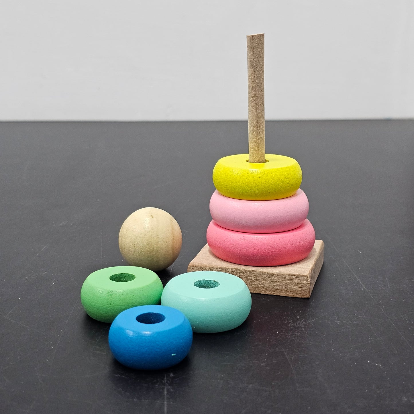 Rainbow Tower Stacking Toy – Colorful Educational Fun | Bacha Toys