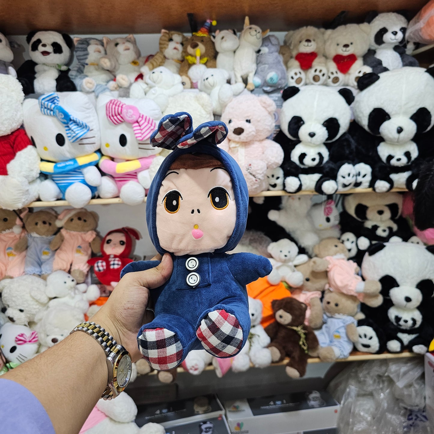Blue Cap Doll – 25cm Soft Plush Toy | Bacha Toys