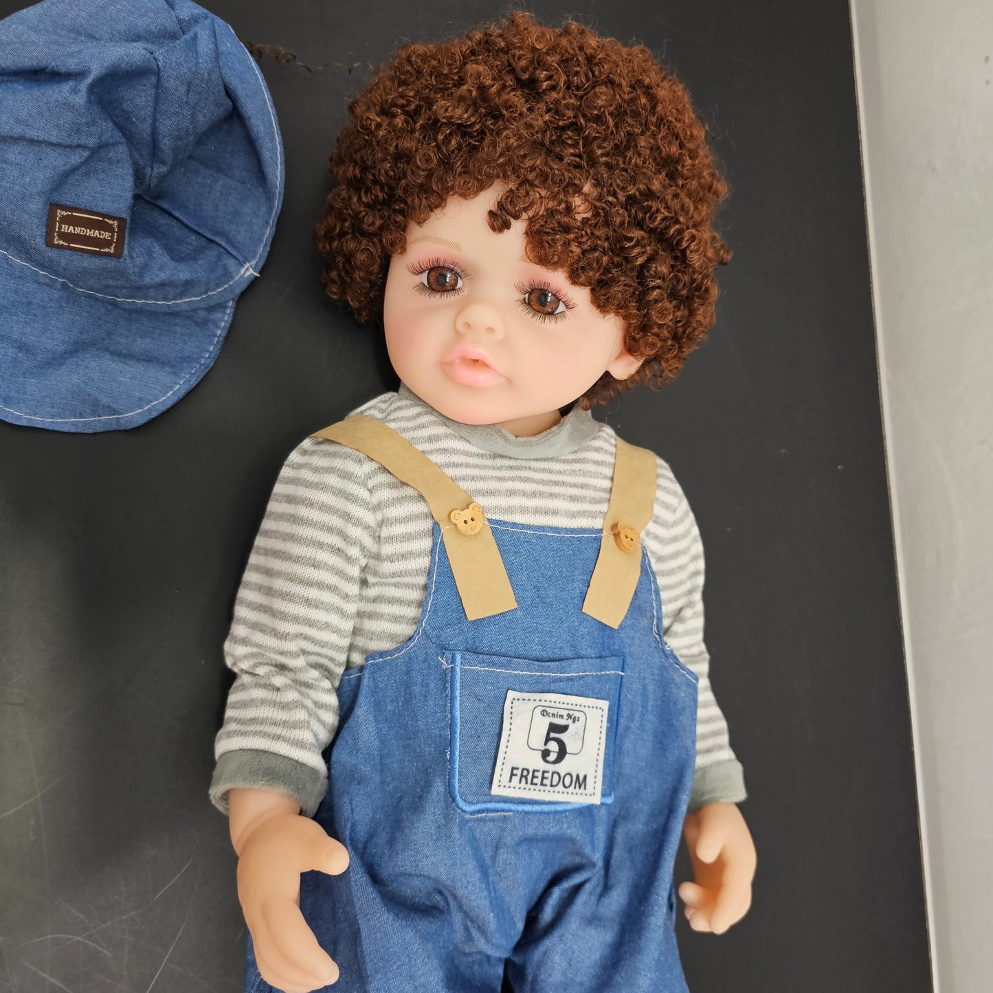 55cm Baby Silicone Doll – Lifelike Real Baby with Accessories | Bacha Toys