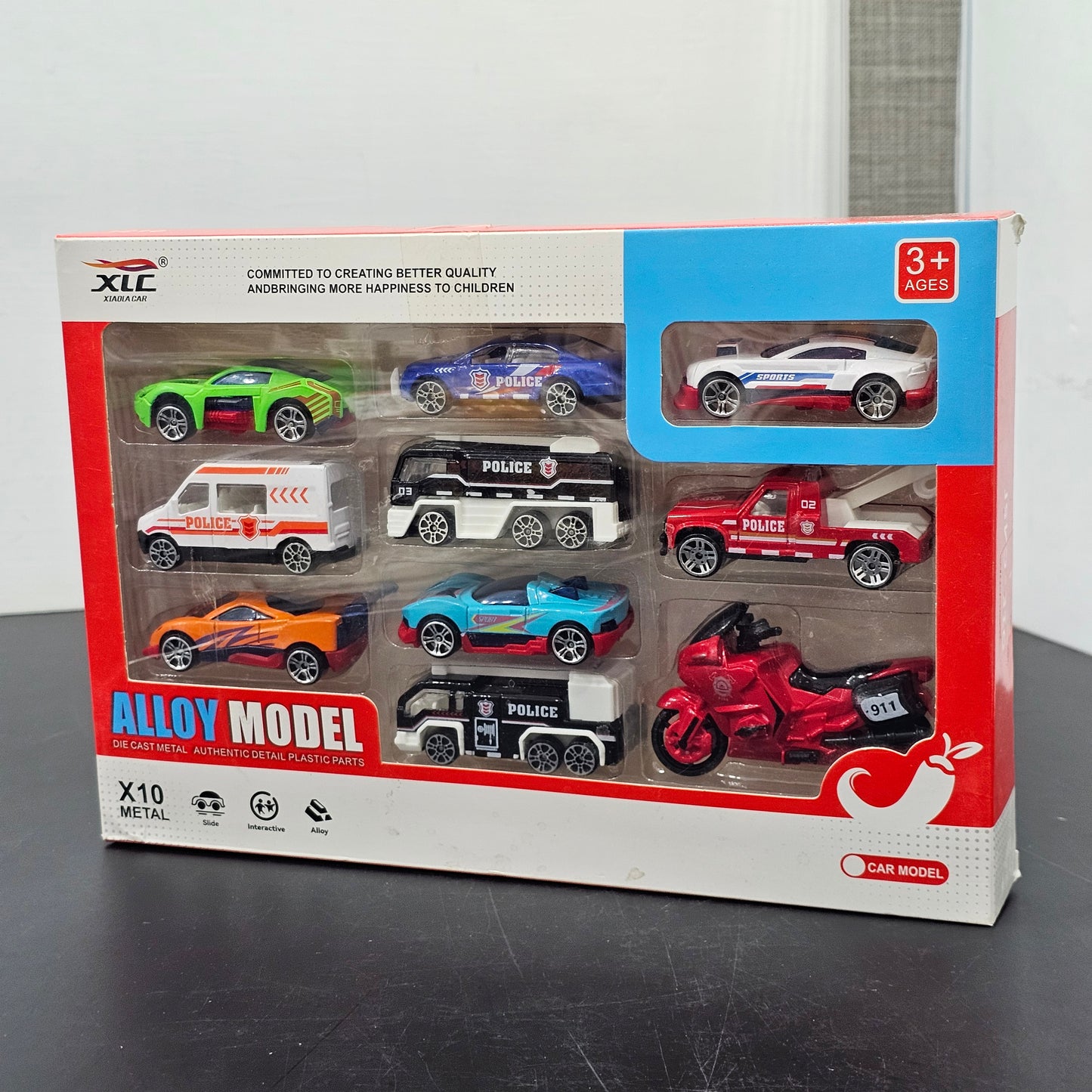 Alloy Model Die-Cast Car Series – 10 Pcs Set | Premium Metal Toy Cars for Kids | Bacha Toys