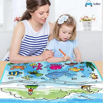Kidsβ Painting Mat with Colors β Easy Washable & Reusable | Bacha Toys