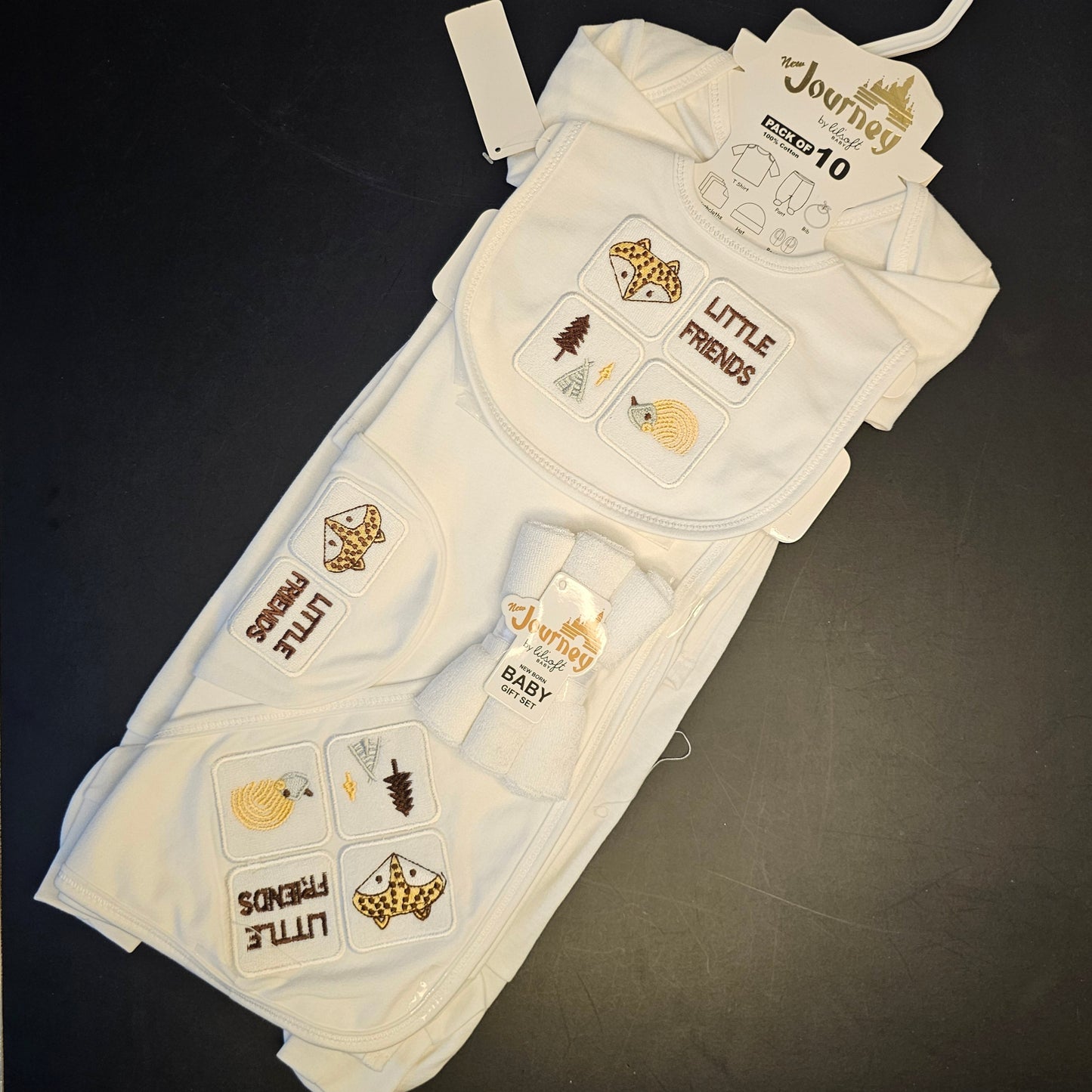 10-Piece Journey Baby Starter Set – Newborn Essentials | Bacha Toys