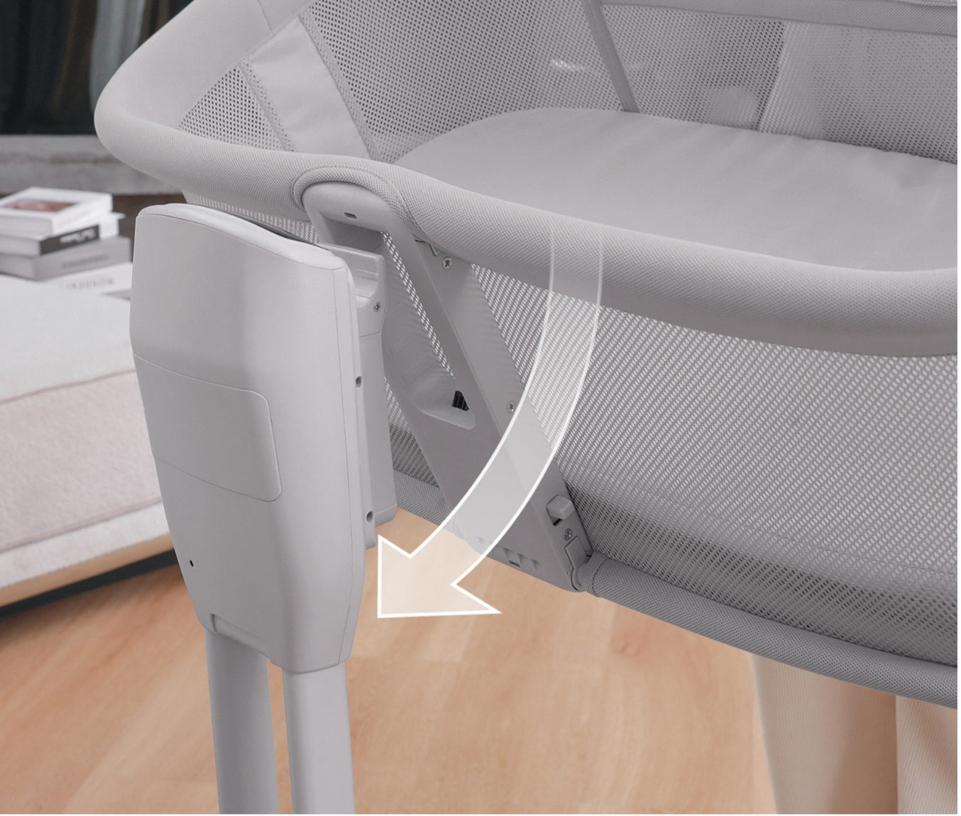 Dream Starlight Bedside Bassinet – 5-in-1 Smart Baby Bed for Sleep, Play & Comfort | Bacha Toys