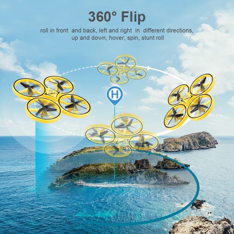 Throwing Induction Flash Drone – 2.4GHz Gravity Sensor Remote Control | Bacha Toys
