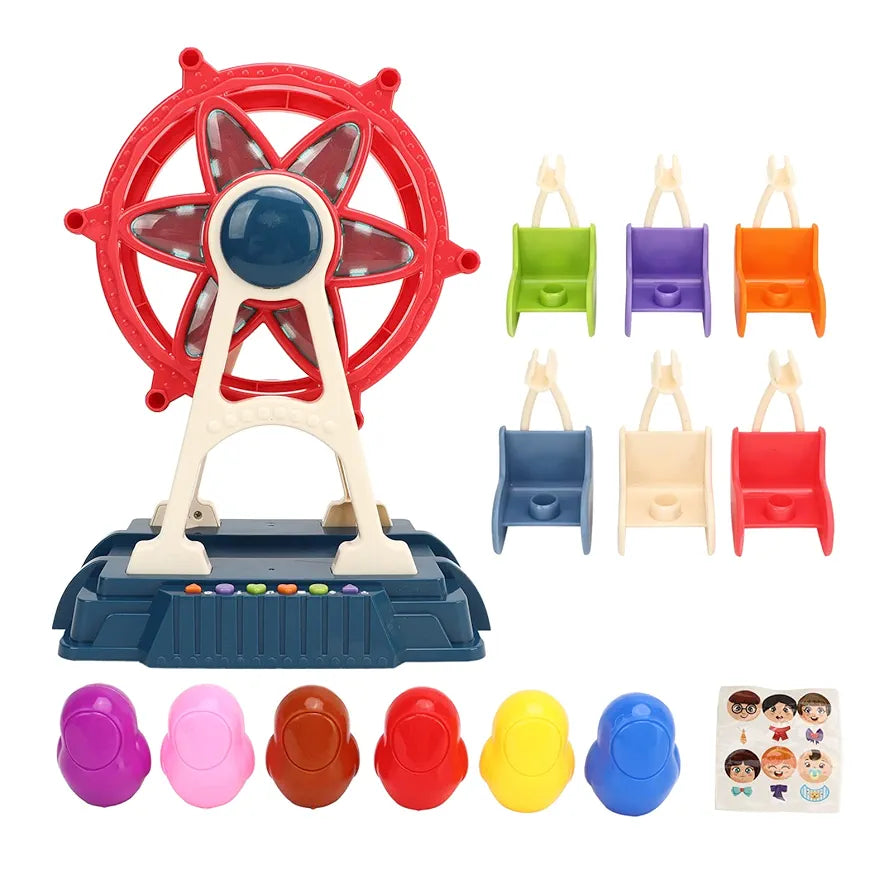 Giant Ferris Wheel – Amusement Park Playset with Music & Lights - Bacha Toys