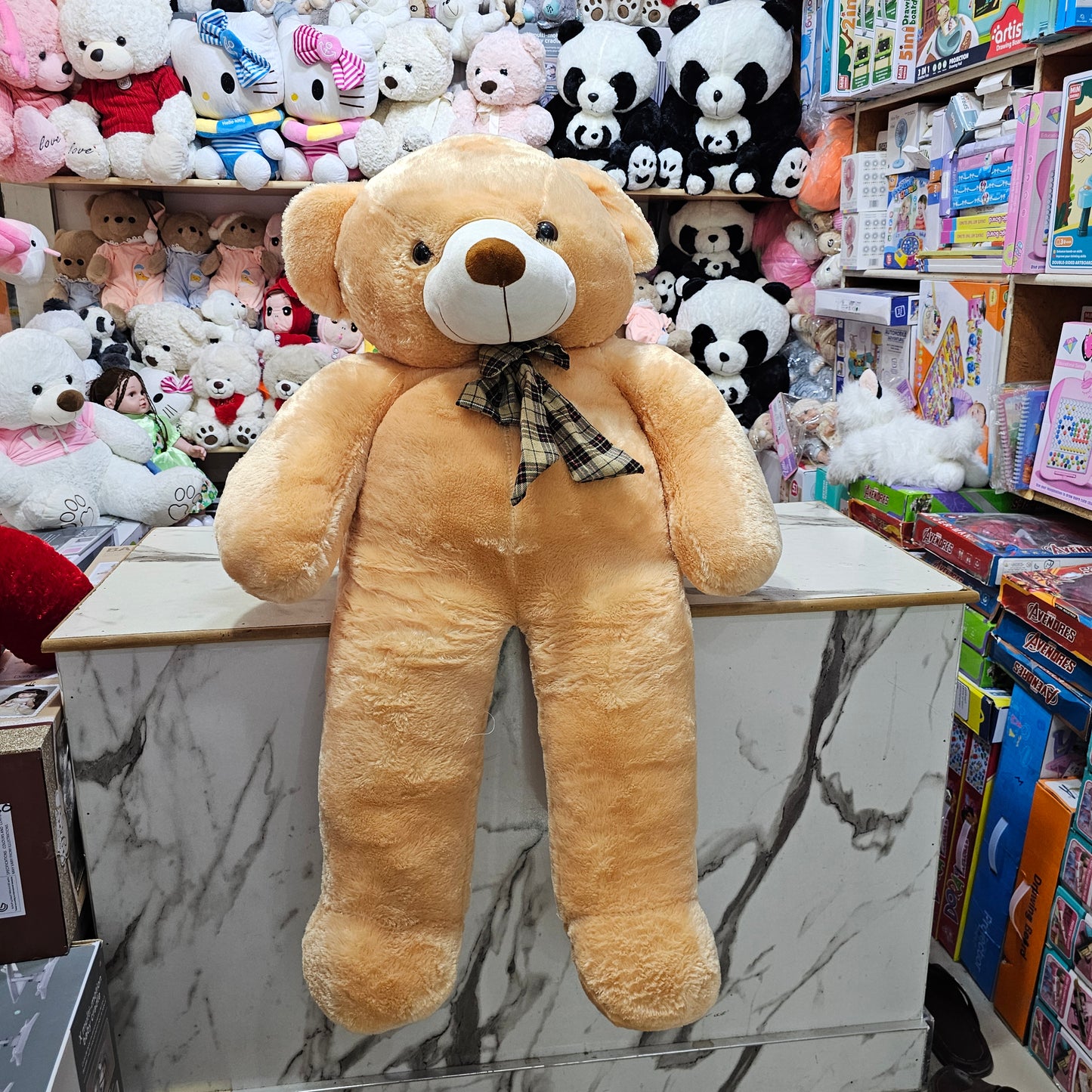 Light Brown Teddy Bear – 5 Feet Soft Plush Toy | Bacha Toys