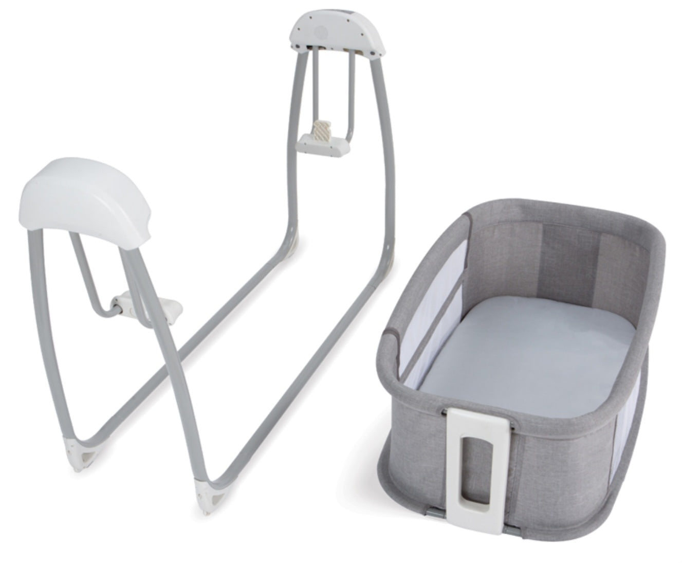 Deluxe 4-in-1 Bassinet – Smart, Safe & Multi-Functional Baby Cradle | Bacha Toys