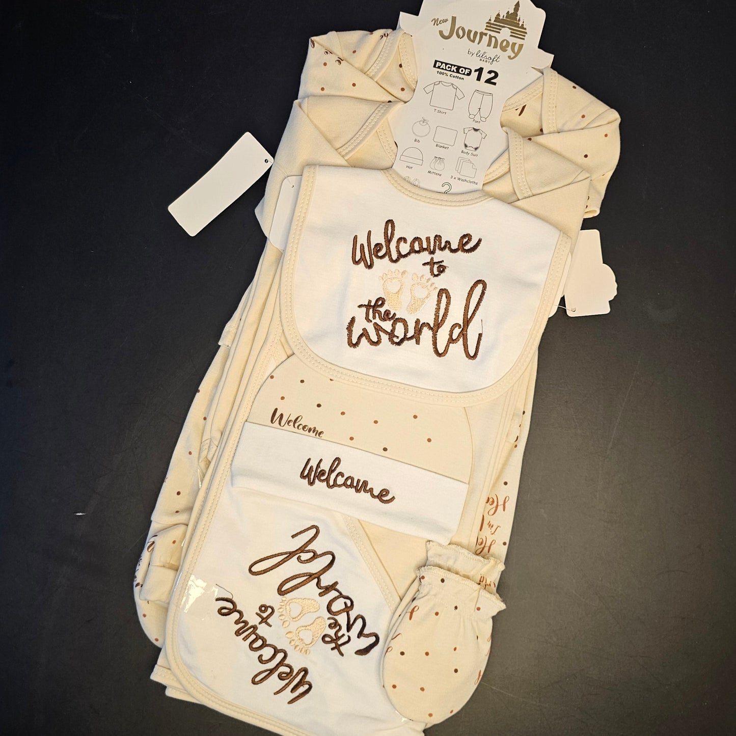 12-Piece Journey Baby Starter Set – Complete Newborn Essentials | Bacha Toys