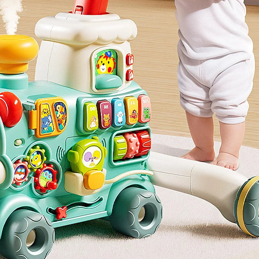 Multifunctional Baby Walker Train – 5 in 1 Activity Ride - Bacha Toys