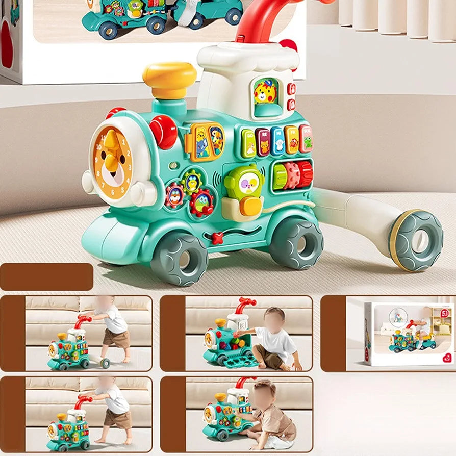 Multifunctional Baby Walker Train – 5 in 1 Activity Ride - Bacha Toys
