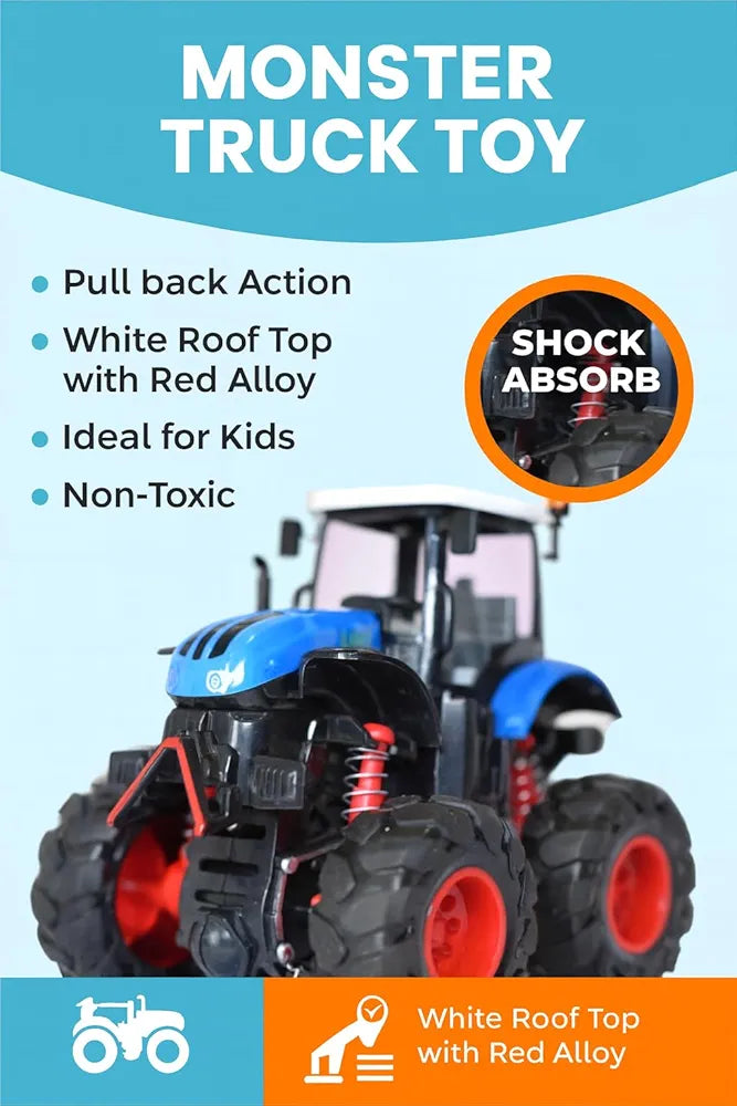 Diecast Tractor Toy for Kids – Realistic Farm Vehicle | Bacha Toys