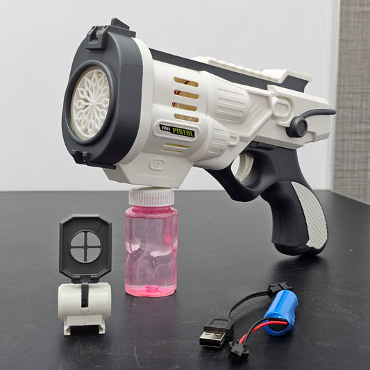 Electric Bubble Gun with Lights – Colorful Bubble Fun for Kids 3+ | Bacha Toys