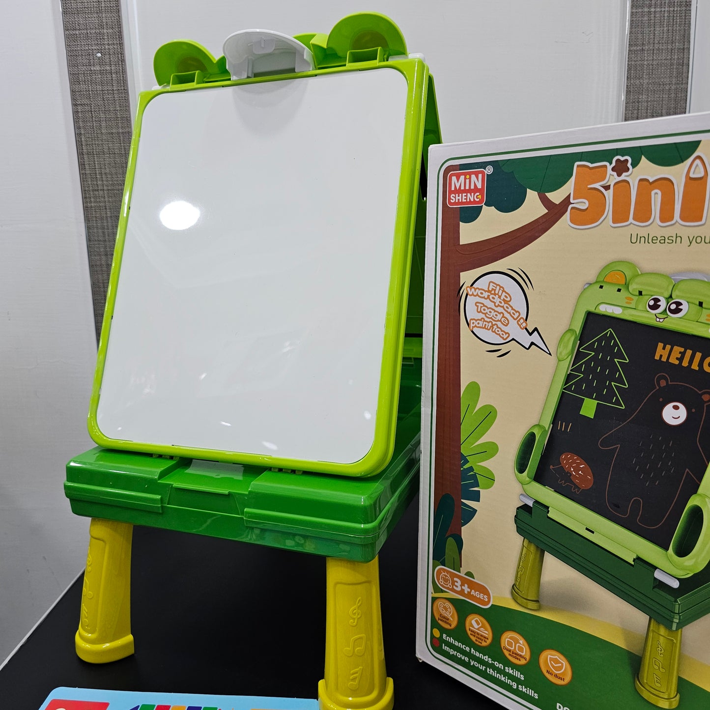 5-in-1 Drawing Board for Kids – Chalk, Markers & Magic Erase | Bacha Toys