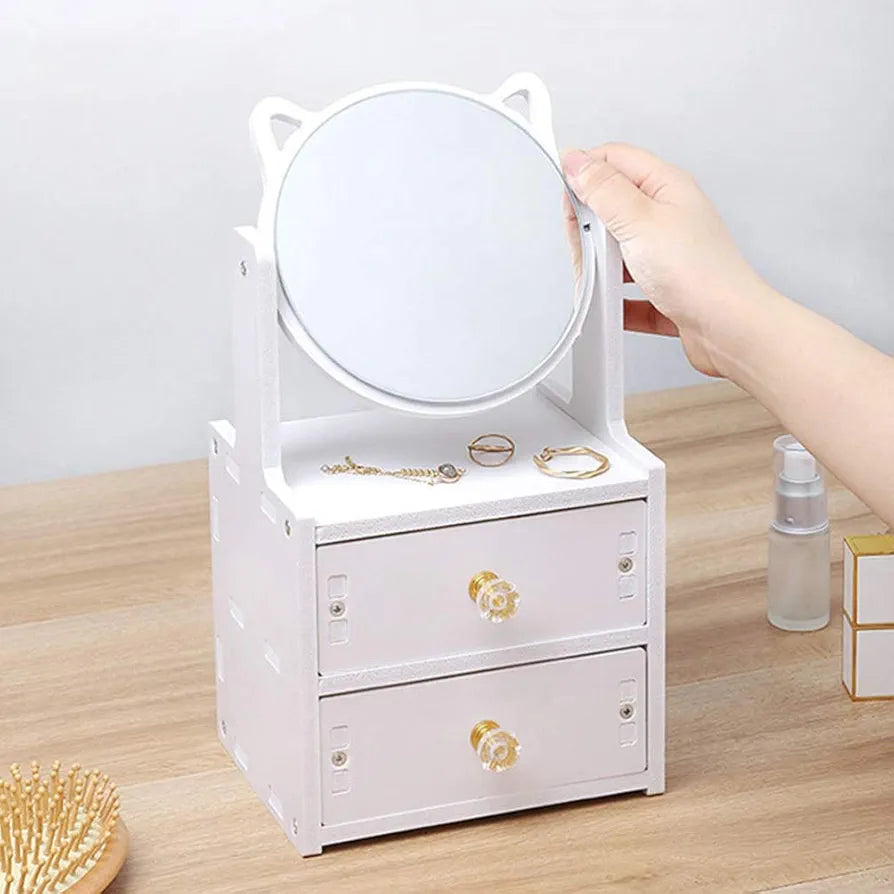 21+ Pcs Dressing Table Set – Color Makeup Toys for Kids - Bacha Toys