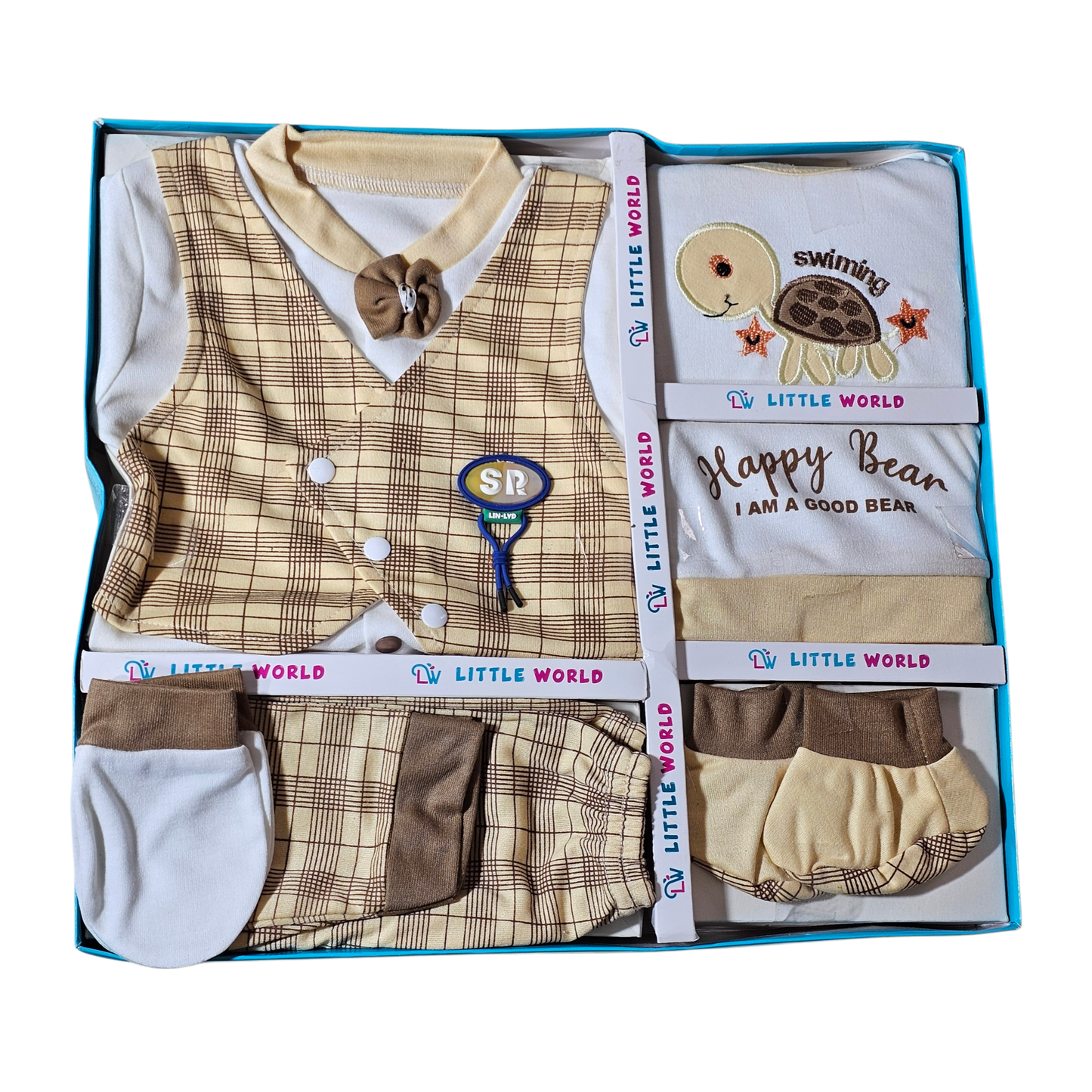 Little World Newborn Baby Gift Box Set – Complete Clothing Essentials | Bacha Toys