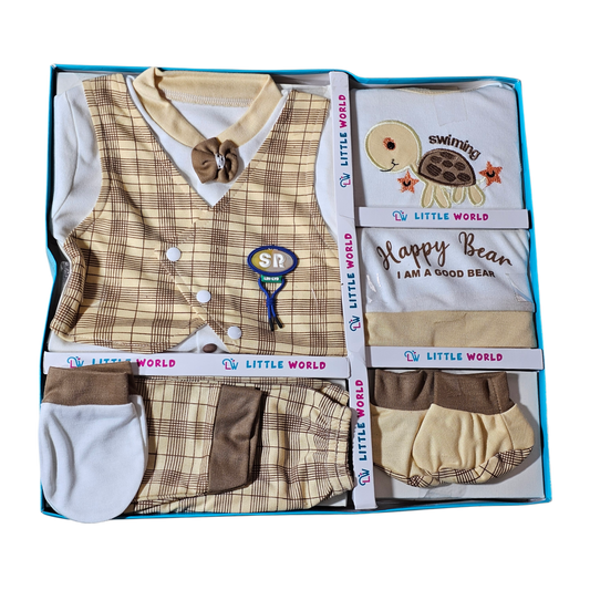Little World Newborn Baby Gift Box Set – Complete Clothing Essentials | Bacha Toys