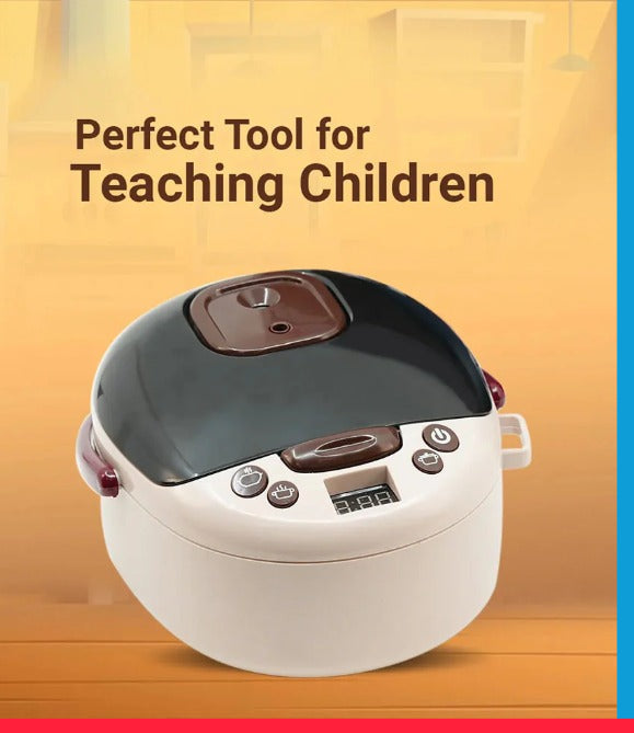 Mini Rice Cooker – Children's Simulation Household Appliance (11 Pcs Set) - Bacha Toys