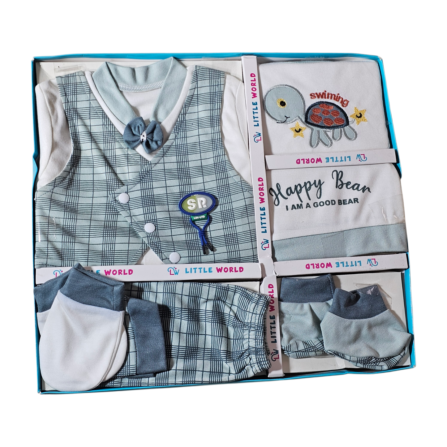 Little World Newborn Baby Gift Box Set – Complete Clothing Essentials | Bacha Toys