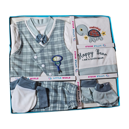 Little World Newborn Baby Gift Box Set – Complete Clothing Essentials | Bacha Toys