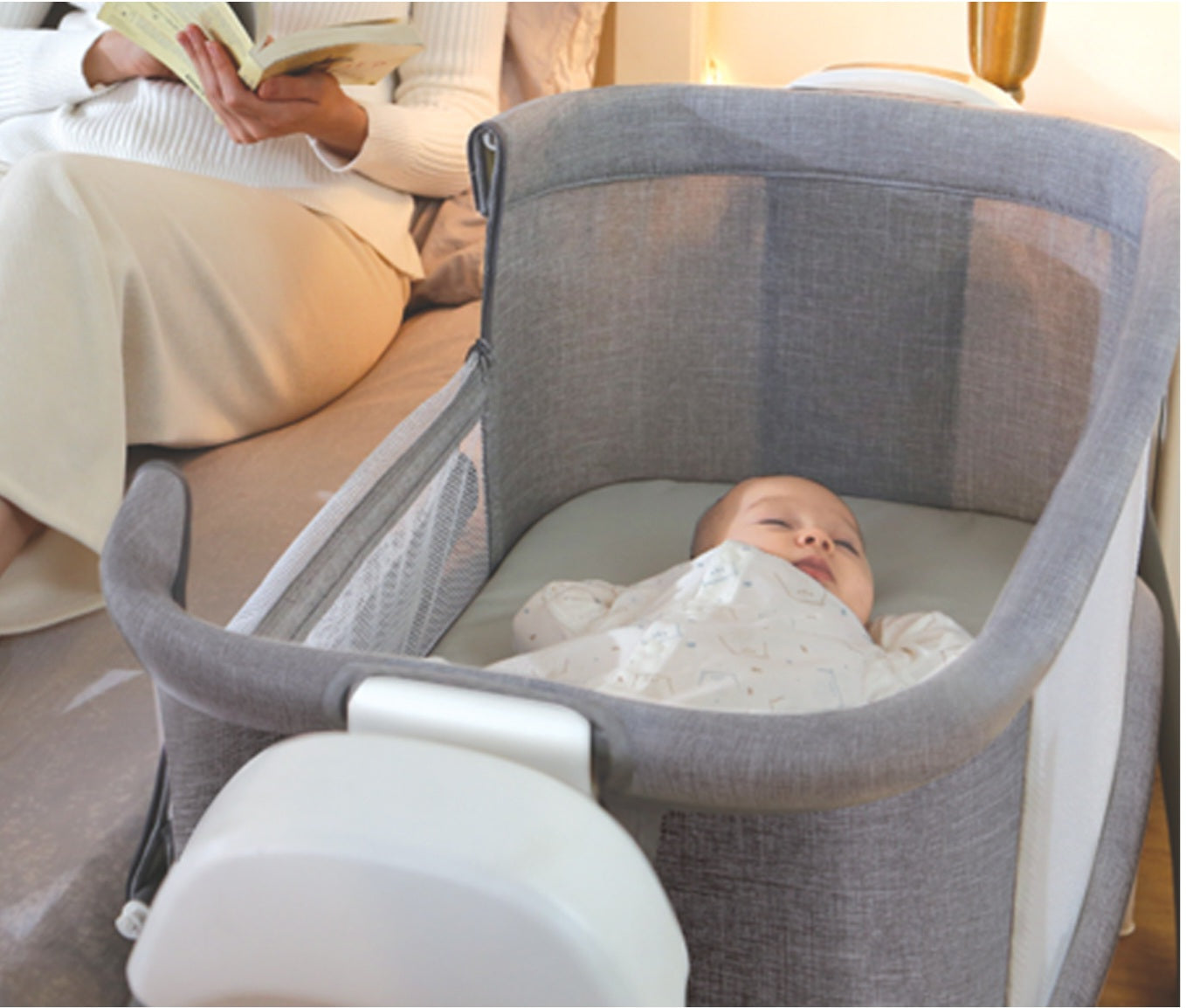 Deluxe 4-in-1 Bassinet – Smart, Safe & Multi-Functional Baby Cradle | Bacha Toys