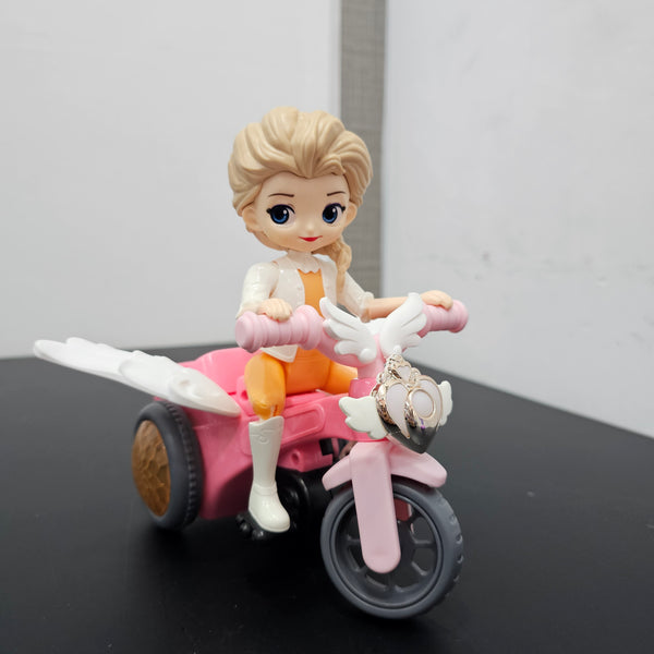 Girl Bicycle Doll with Music & Lighting | Bacha Toys