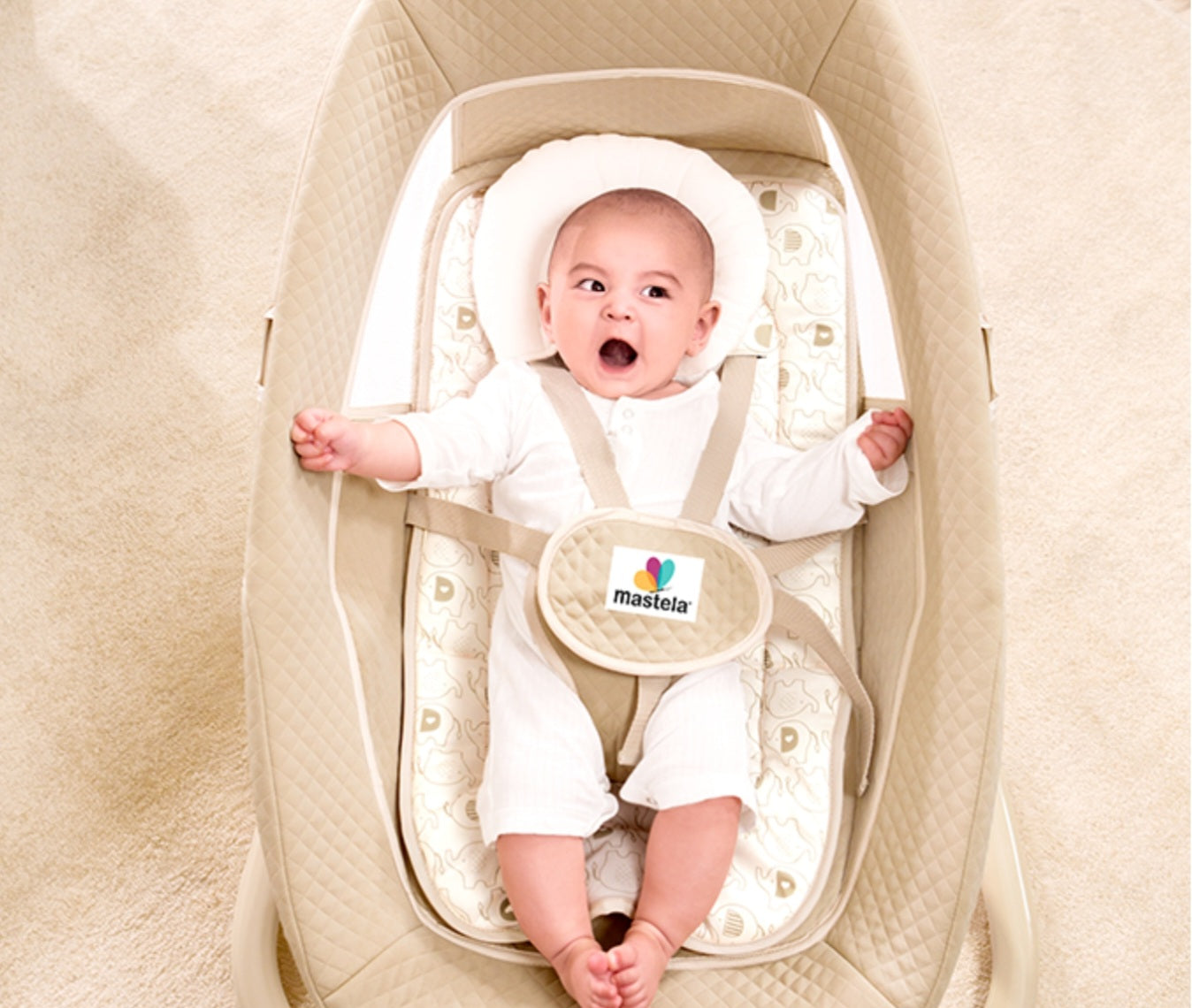 3-in-1 Deluxe Multi-Functional Bassinet – Smart Swing, Cozy Seat & Soothing Cradle | Bacha Toys