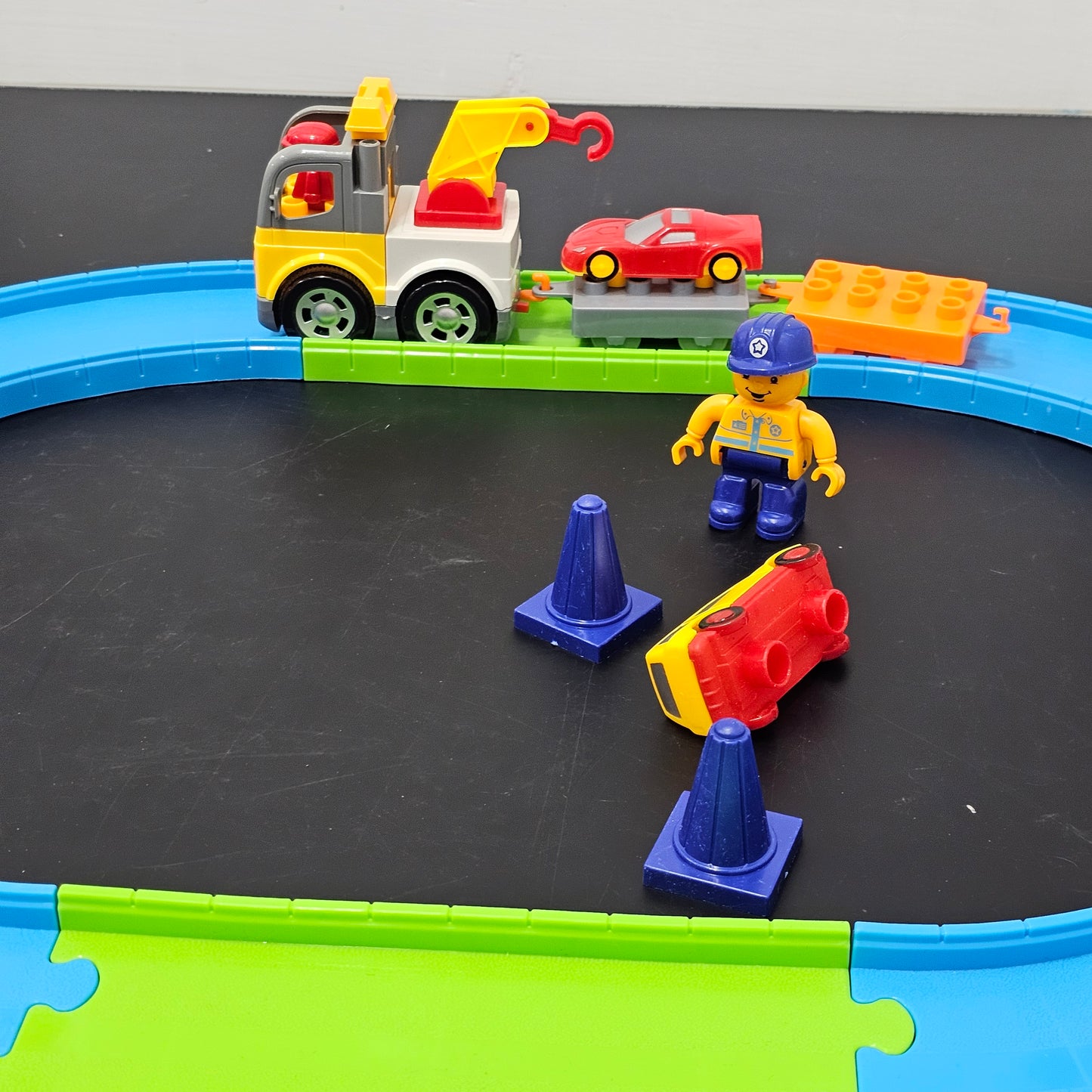 Block Track Play Train Set | Build, Connect & Play Adventure for Kids - Bacha Toys