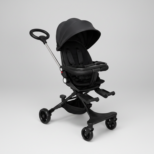 360° Rotating Baby Stroller – Reversible Seat Travel Pram