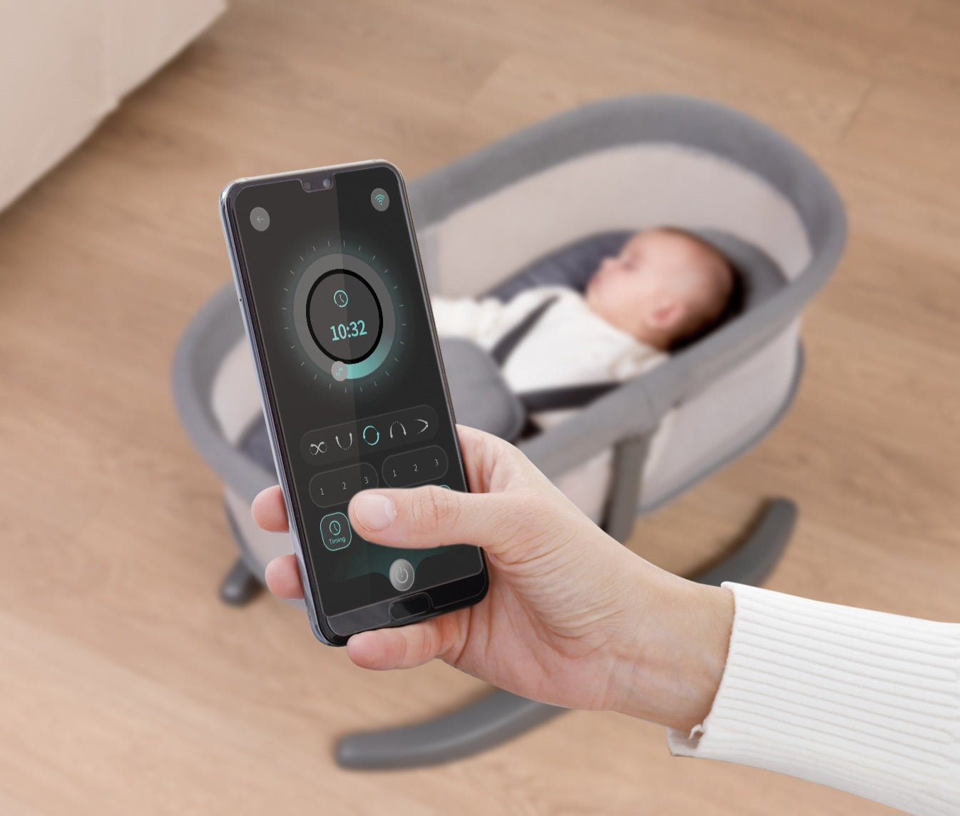 H Multi-Motion Baby Cradle – Smart Comfort for Your Little One | Bacha Toys