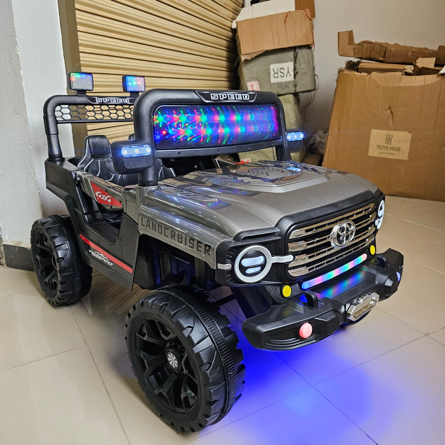 Power Wheel Electric Car for Kids – Luxury Ride-On with Music, Lights & Remote Control | Bacha Toys