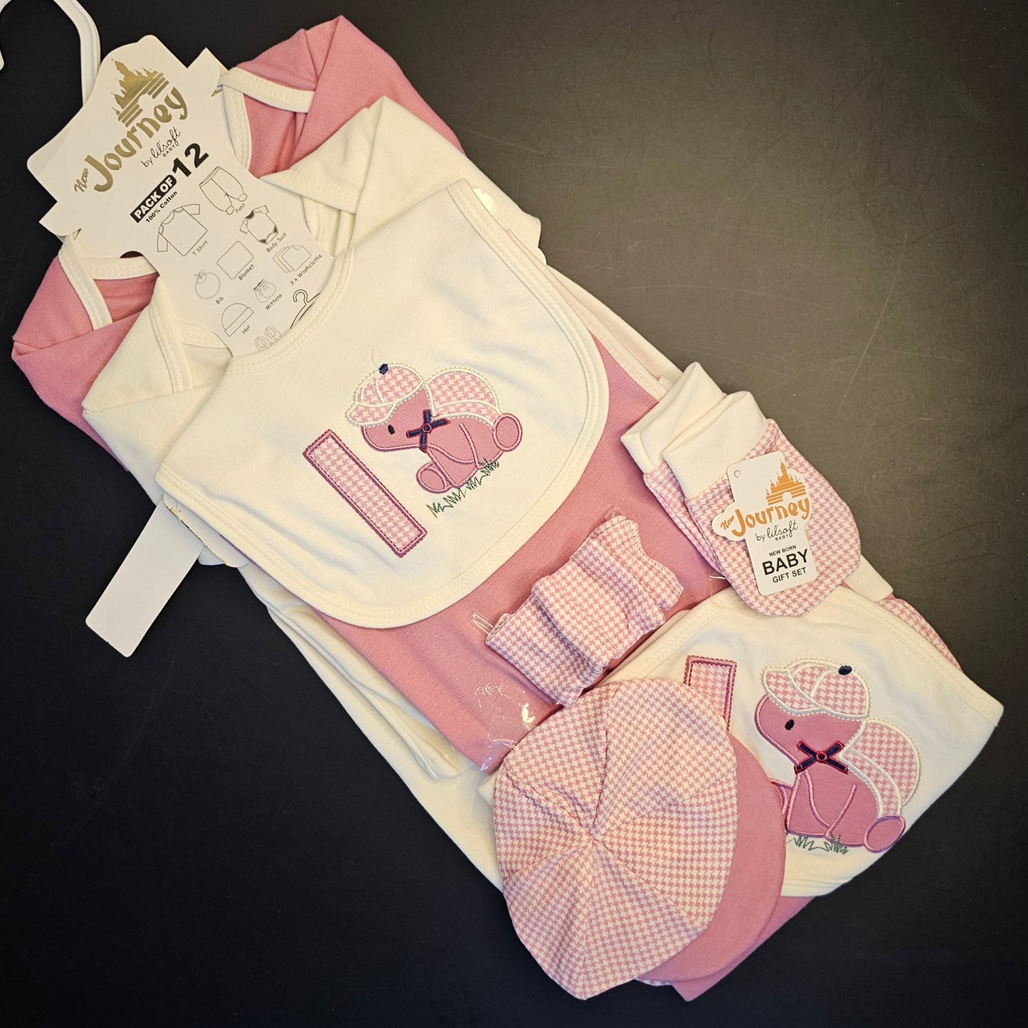 12-Piece Journey Baby Starter Set – Complete Newborn Essentials | Bacha Toys