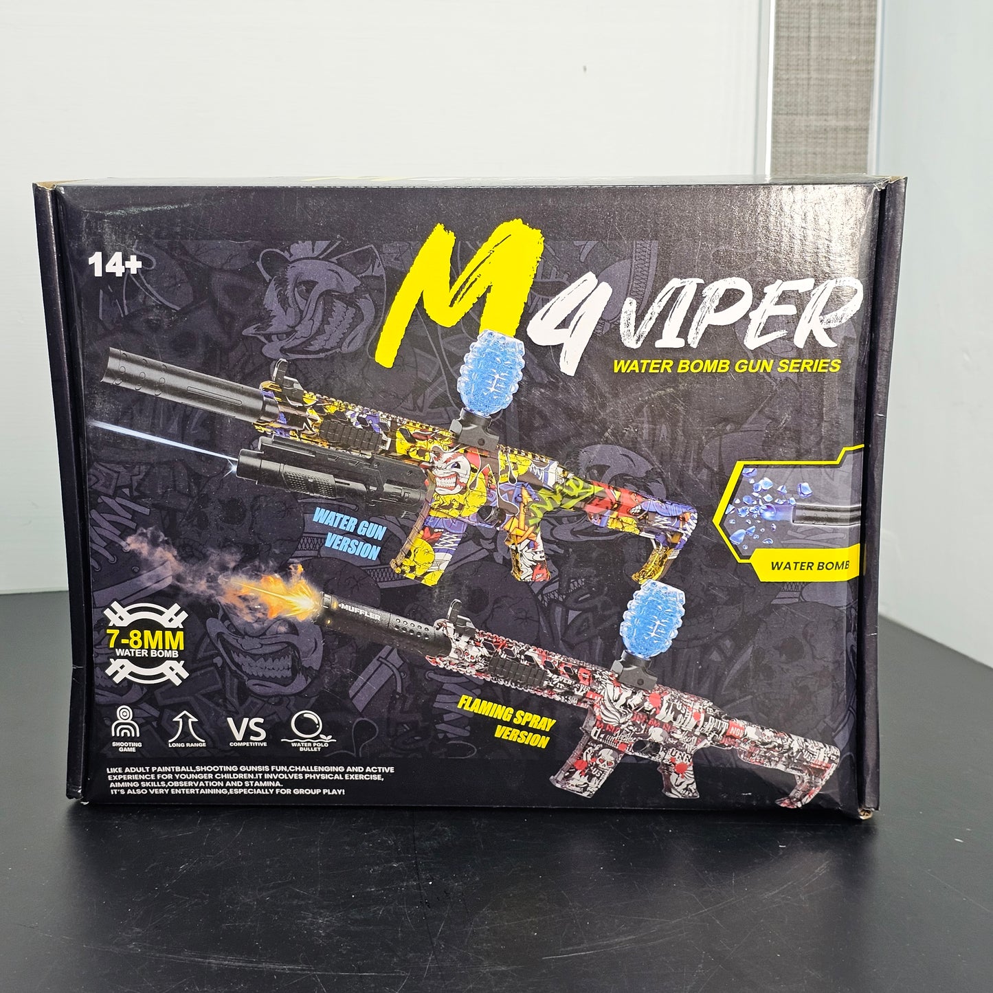 M4 Viper Water Bomb Gun – Flaming Spray Version | Bacha Toys