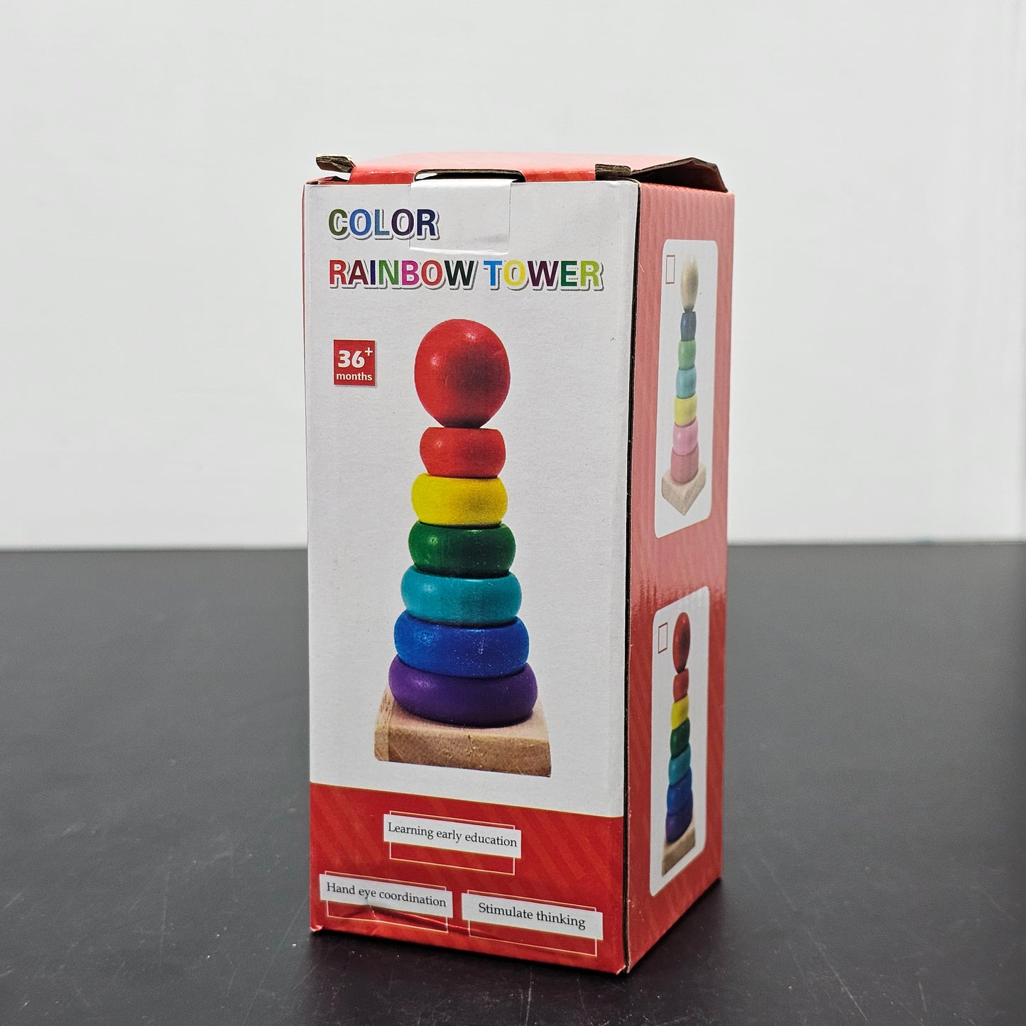 Rainbow Tower Stacking Toy – Colorful Educational Fun | Bacha Toys