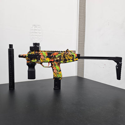 Superior Performance High-Speed Electric Crystal Pellet Gun MP9 Submachine Gun – Bacha Toys