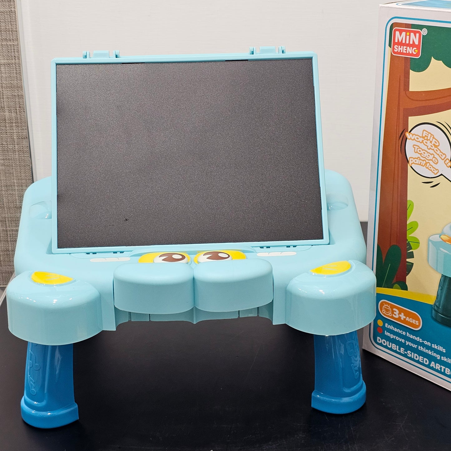 2-in-1 Drawing Board for Kids – Chalk & Marker Writing Board with Accessories | Bacha Toys