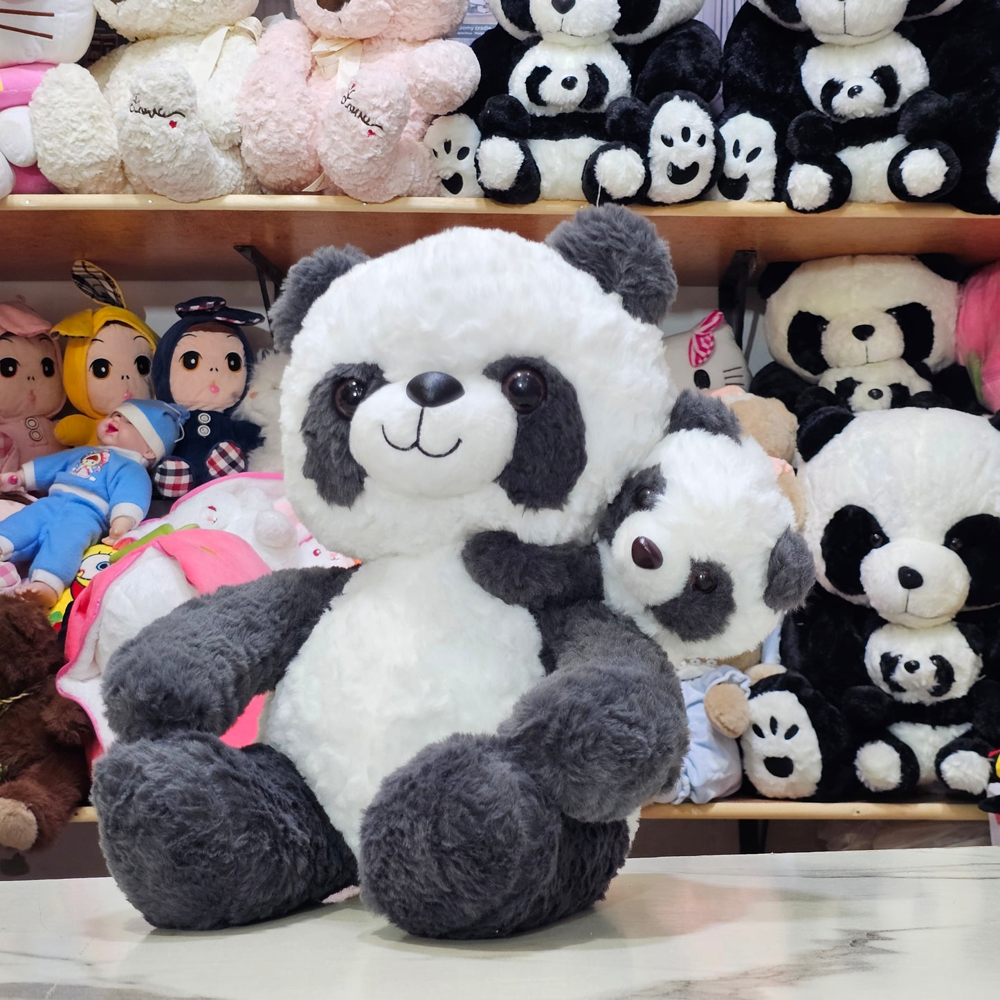 Panda with Baby – 40cm Soft Plush Toy | Bacha Toys