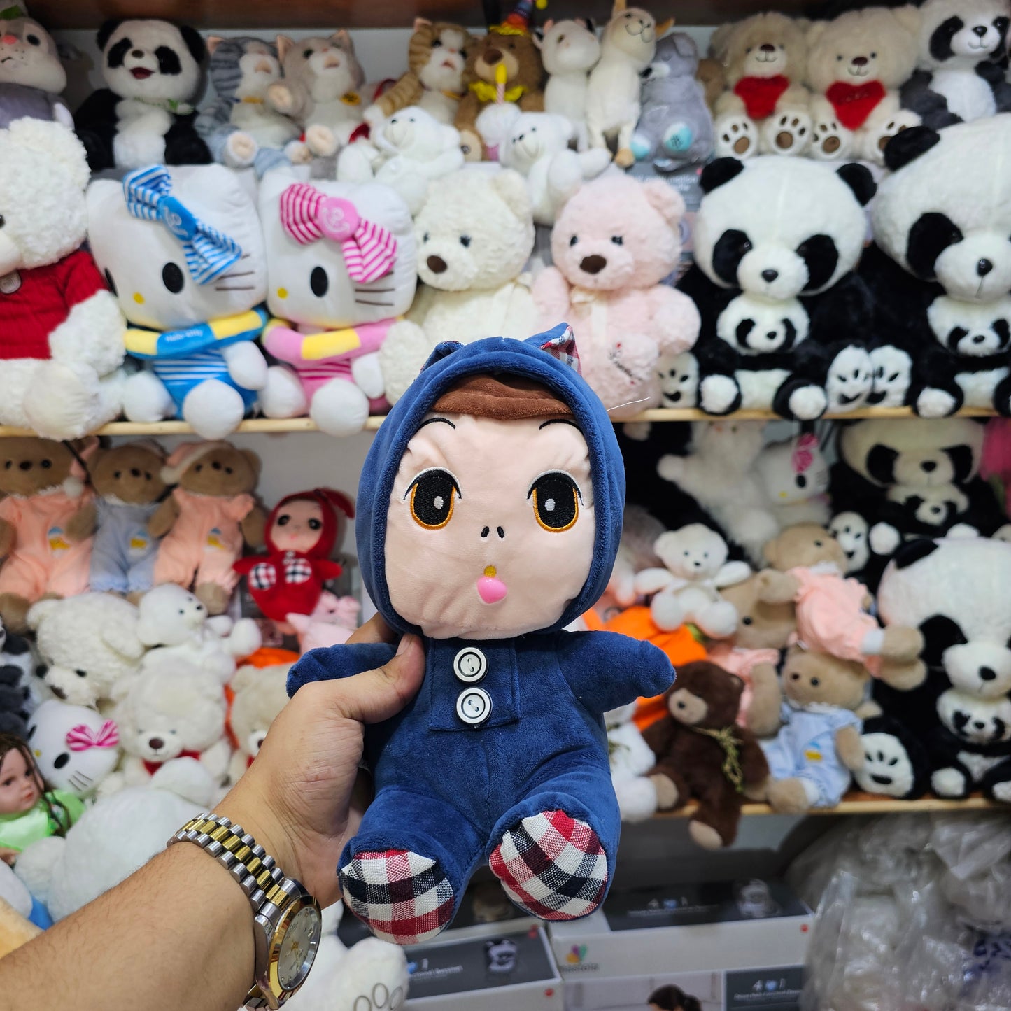 Blue Cap Doll – 25cm Soft Plush Toy | Bacha Toys
