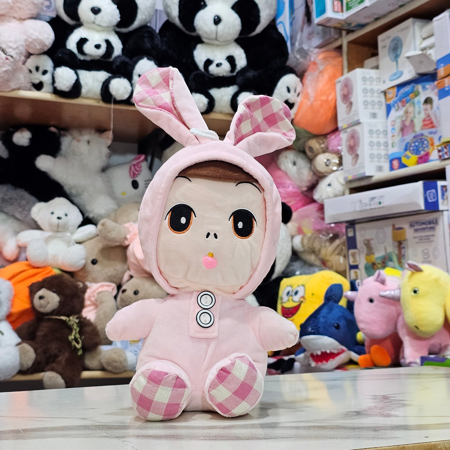 Pink Cap Doll – 25cm Soft Plush Toy | Bacha Toys